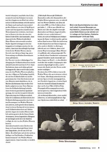 Kaninchenzeitung regelmäßig über alle Neuigkeiten der Organisationen.