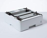 Ablage voll 250 Blatt Kassette (LT-5505) 3 Bis zu drei weitere 250 Blatt Papierkassetten können an die Laserdrucker der L6000er Serie angesetzt werden. Große Flexibilität auf kleiner Stellfläche.