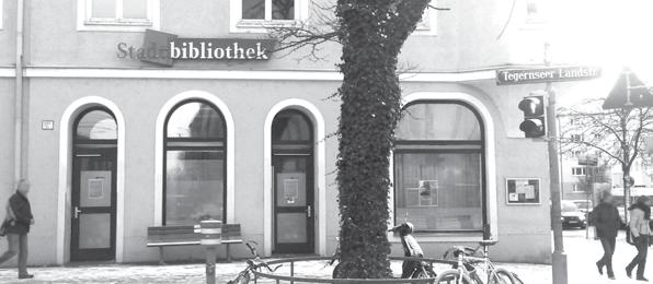 Schätze in der Nachbarschaft Die Stadtbibliothek in Giesing 14 Sicher ist vielen aufgrund der länger andauernden Verkehrsbehinderungen die große Baustelle an der Deisenhofener-/ Ecke
