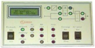 TETpowerware Industriepartnerschaften Wechselrichter mit EUE TETwr DC/AC Wechselrichter Anzeige und Bedienfeld eines 1-phasen Wechselrichters.
