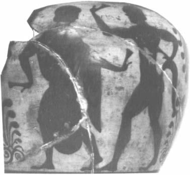 130 Schwarz Figure 9. Etruscan black figure amphora, Group of Munich 883. Philadelphia, The University Museum MS 1125. Side A. Figure 11. Profile of Philadelphia, University Museum MS 1125. 29.