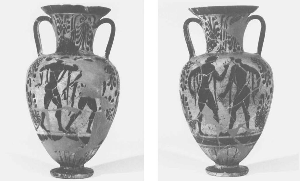 A Vulci Vase 131 Figure 12. Etruscan black figure amphora, Group of Munich 883. Washington D.C., The National Museum of Natural History 136413. Side A. Figure 13. Side B of Washington 136413.