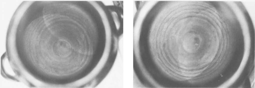 150 Schreiber Figure 1. Looking into the mouth of the vase. Note counterclockwise spirals on the interior of stamnos. Attic black figure stamnos by the Michigan Painter.
