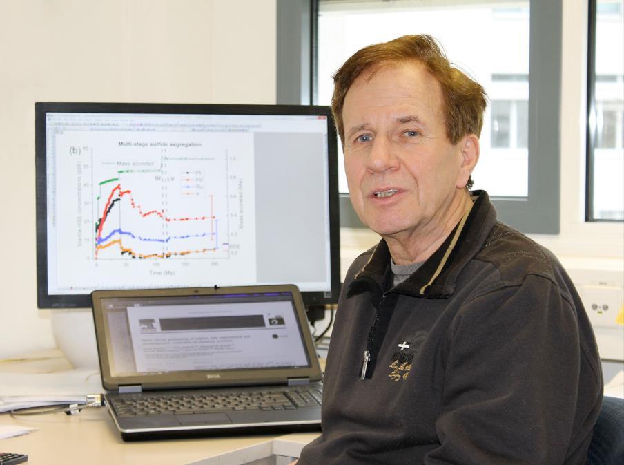 Prof. Dr. David Rubie, Bayerisches Geoinstitut (BGI), Universität Bayreuth. Foto: Christian Wißler.