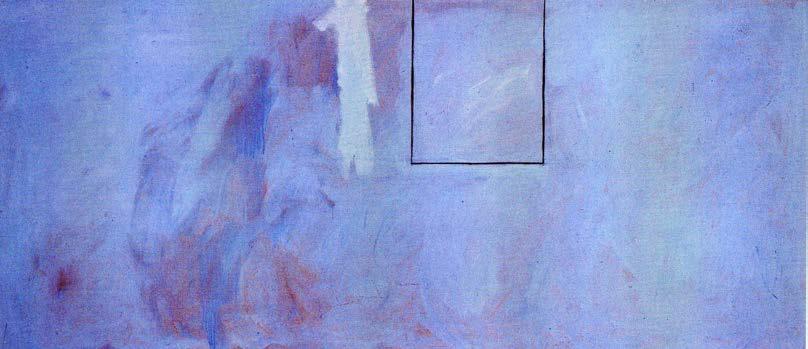 Abb.7: Robert Motherwell, Summer Open with Mediterranean Blue, 1974, Acryl auf Leinwand, 121,9 x 274,3cm,