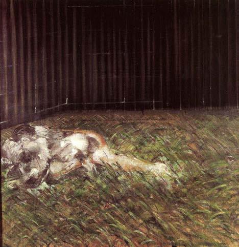 43: Francis Bacon, Two Figures in the Grass, 1954, Öl auf Leinwand, 152 x 117 cm, Privatsammlung Aus: Haus der Kunst