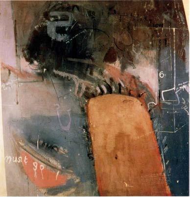 Abb.52: David Hockney, The Third Love Painting, 1961, Öl und Sand auf Leinwand, 119 x 119 cm, Privatsammlung Aus: Schneede, Uwe M.
