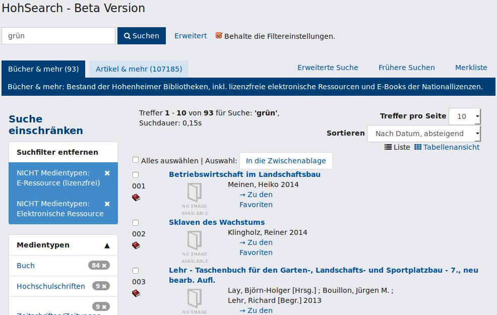 RDS 2 neue Features 3. Tab mit Webseitensuche 3.