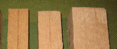 Im Trockenverahren werden die Holzasern nach der Herstellung und Trocknung mit Klebsto besprüht und anschließend zu einer atte augeschichtet und gepresst.