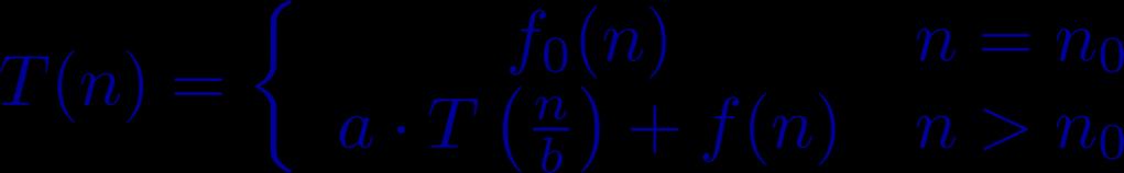 Rekursionsgleichungen beschreiben die Laufzeit bei Rekursionen Trivialfall für n 0 Lösung von a