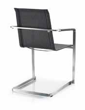 Jazz 55 Freischwinger stapelbar Spring Chair stackable jazz Design Klaus Nolting Material Edelstahl Stainless Steel Leisuretex Farben Colours Anwendungen Applications taupe #...39 anthracite #.
