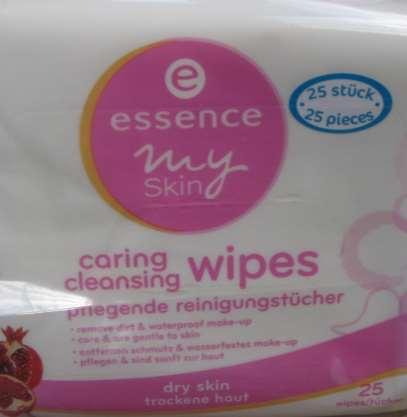 103826_Pk_6x25St_essence pflegende Reinigungstücher Hygiene: Reinigungstücher Gesicht Essence my Skin Pflegende Reinigungstücher
