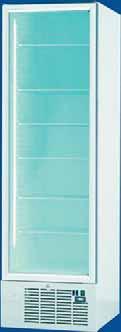 Cool Glastürtiefkühlschränke HGZ 500 G, steckerfertiger Gewerbetiefkühlschrank ohne Werbedisplay; stille Kühlung; außen weiß emailliertes Stahlblech;