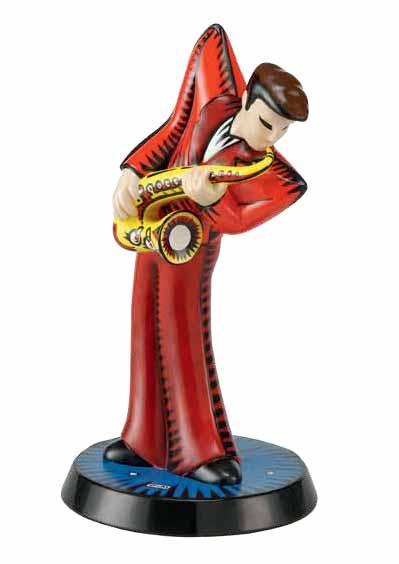 All That Jazz Jazz Trompeter Figur / Porzellan Figurine /