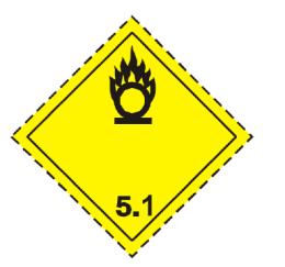 10 > 2,5 l H270 Kann Brand verursachen oder verstärken; Oxidationsmittel. Nr. 5 > 200 kg und Nr.