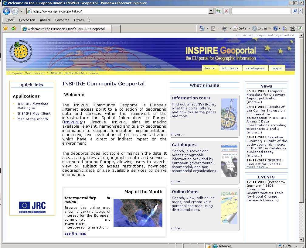 Beispiel (2): INSPIRE Geoportal con terra GmbH sdi.