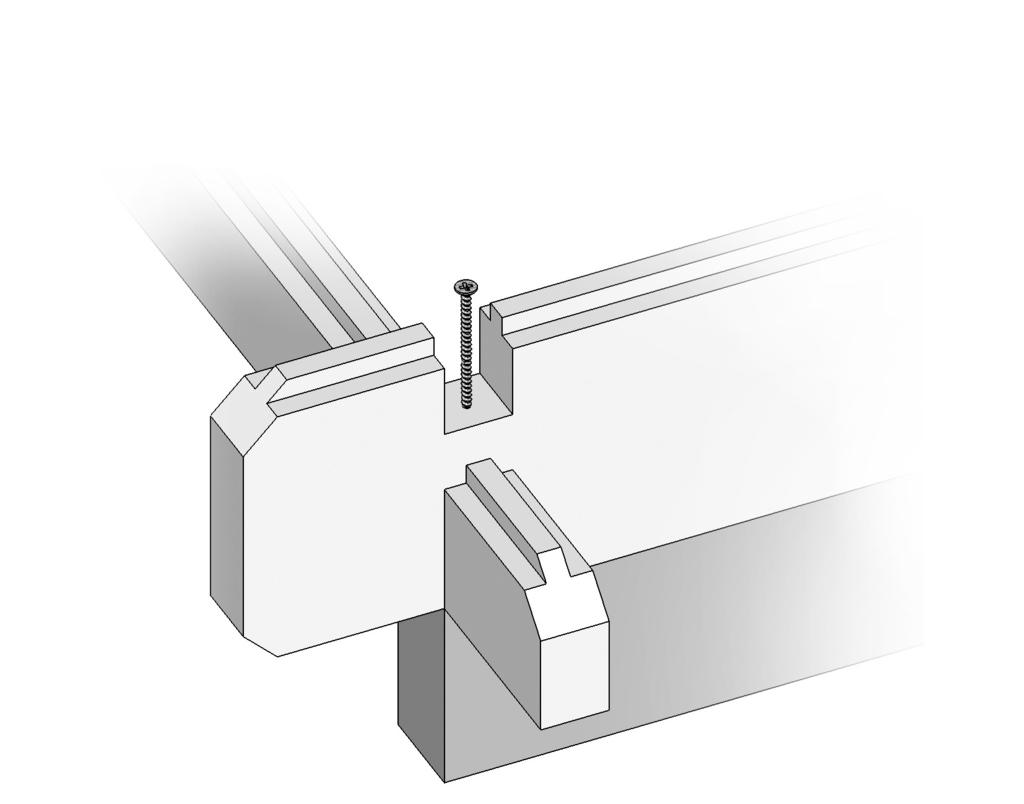 Die Fundamenthölzer müssen mit dem Streifenfundament durch geeignete Einschlagdübel oder vergleichbare Verbindungsmittel verbunden werden.