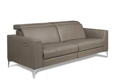 GERONA Sofa, mit einzeln verstellbarer Relaxfunktion, durch Wall-away-System