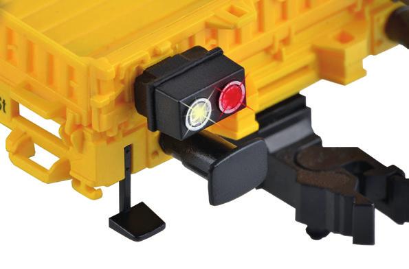 einer gelben LED und Andreaskreuz inkl. Steuerungselektronik.