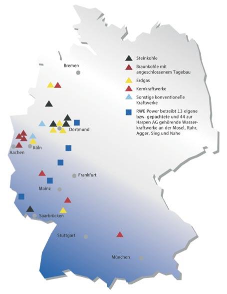 RWE Power RWE Power die ganze Kraft RWE Power ist der größte Stromerzeuger in Deutschland und ein führendes Unternehmen in der Energierohstoffgewinnung.