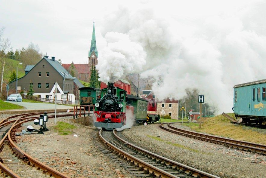 RVE-Werkstatt Marienberg und Lokwerkstatt Oberwiesenthal bringen alte Dame unter Dampf In der Lokomotivwerkstatt Oberwiesenthal (LWO) wurden im ersten Vierteljahr einige Projekte beendet, andere