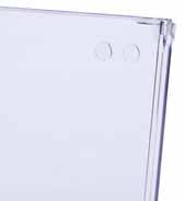 Material: Polycarbonat; Farbe: glasklar Format: DIN A4; Ausrichtung: Hochformat Einzelpreis 65.0001.