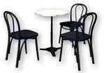 Tisch "Kaffeehaus" / 1 pc table "Coffee house" Farbe / colour: beige / beige schwarz / black Set