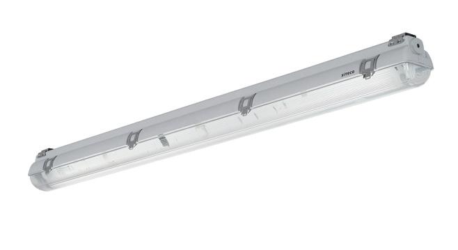 Qualitätsprodukte von Siteco Innenleuchten Monsun LED 15 43 873 5LS 412 71T65 inkl. Leuchtmittel (LED-Tube 1x24 W) L=1277 mm 15 43 874 5LS 412 71V65 inkl.