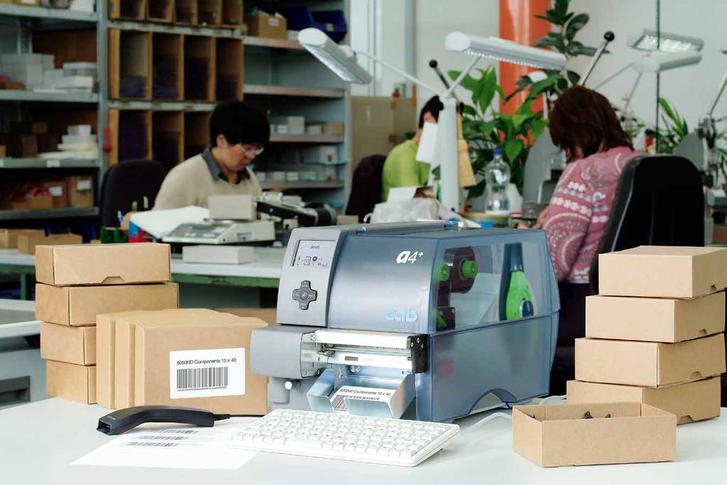 Etikettendrucker für den Industrieeinsatz Die professionellen cab Industriedrucker kommen in einem breiten Anwendungsgebiet