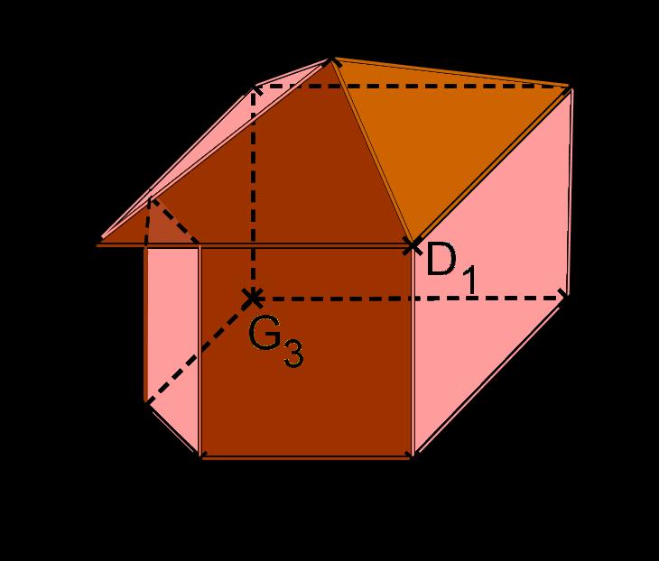 Zentrale schriftliche Abiturprüfung Aufgabe.: Gartenhaus Ein Gartenhaus hat als Grundfläche ein Fünfeck mit den Eckpunkten G ( ), G, G ( ), G und G ( ) (s. Abbildung).