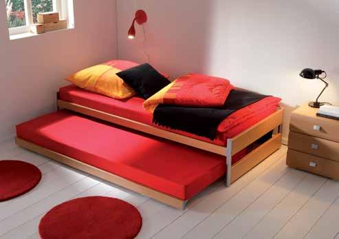 lower bed (to open) or Pully lower bed (to pull out) Laminated maple Laminated beech White Width Integrated lathgrid 1, 200 + Tria Nachttisch Buche Nachbildung Mit integriertem Lattenrost: 1 2 3 star