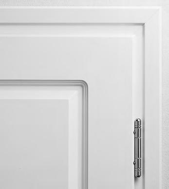 Türen MDF-Klassiker nach DIN 68706-1 Ausschreibungstext Türblatt gefälzt (Standard) Türstärke ca 40 mm, MDF V 313 massiv, Türfläche mit 13 mm tiefen Profilfräsungen, Türblatt dreiseitig gefälzt, 13 x