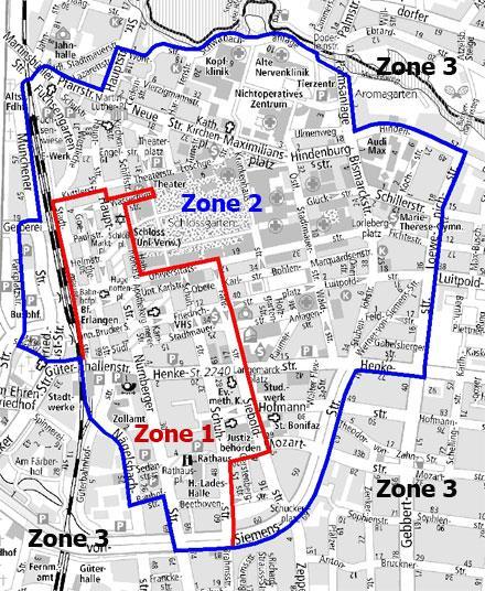 Tarifzonen Tarifzone 1: 1,50 / Stunde 490 Stellplätze (SP) Höchstparkdauern: 0,5 3 Stunden Tarifzone 2: 1,20 / Stunde 2.921 SP Höchstparkdauern: 0,5 4 Stunden bzw.