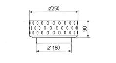 9030 Terrassenbausatz, begehbar Siebring aus Aluminium* Zu allen Siebringen passend 8210 Laubfang aus Inox-Stahl Zu allen Siebringen passend 8320 Für Dächer mit Kiesschüttung 60 hoch 8020 Siebring