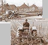 1950 Die Steyr-Traktoren werden mit hydraulischem Hubwerk ausgerüstet, das bei den bereits