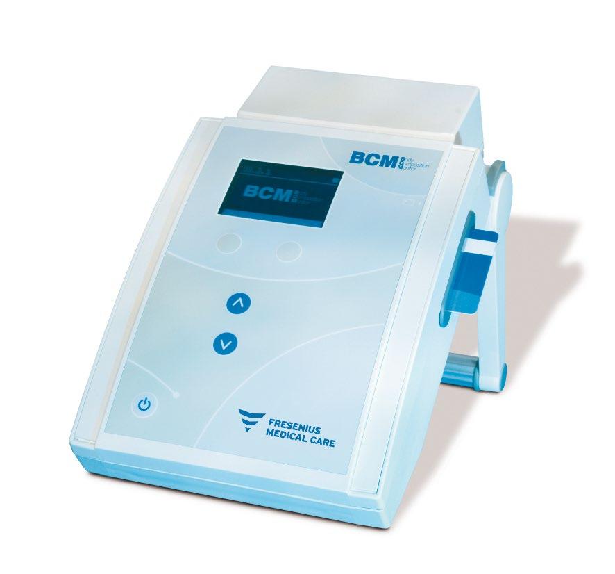 7 BCM-Body Composition Monitor Der BCM-Body Composition Monitor ist ein Ana lysesystem, mit dessen Hilfe auf einfache und objek tive Weise der individuelle Flüssigkeitsstatus sowie die Körper