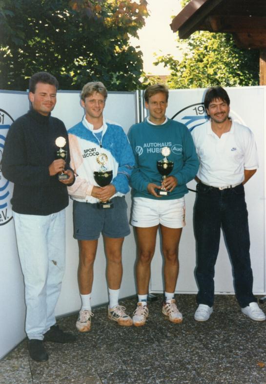 Altkreismeisterschaft 1993 v.l.n.r.: 3. Platz Thomas Mayer / 1. Platz Frank Schröder / 2.