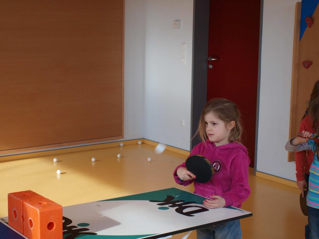 Das Konzept Tischtennisspiel im Kindergarten In insgesamt 20 Übungsstunden (je 45 Minuten) sollen die Kinder an das Rückschlagspiel Tischtennis herangeführt werden.