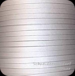 5.3 Gummiband 5.3.1 Gummilitze weiß (501) 4 mm 5 mm 6 mm Meterware 0510-000-004-501 0,29