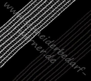 5.3.4 Gittergummiband 30 mm weiß (501) schwarz (580) Meterware
