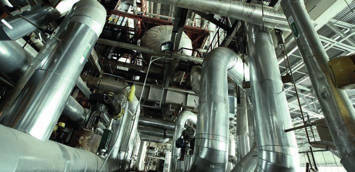 8 RENOLIN ETERNA-Reihe Dampferzeugung In der Papierfabrik entfällt der größte Teil der Betriebskosten auf die Energieerzeugung in der Trockenpartie.