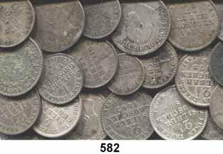 .. Schön bis sehr schön, 1x Rdf. 25,- 579 LOT von 4 Kleinmünzen: Crossen, Hohlpfennig (um 1510-1520); Neuruppin, Kipperpfennig 1621 (selten!
