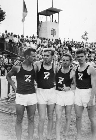Leichtathletik Bereits vor dem Zweiten Weltkrieg, genau ab 1924, wurde in der Sportvereinigung Leichtathletik betrieben. Über größere Aktivitäten dieser Abteilung ist jedoch nichts bekannt.
