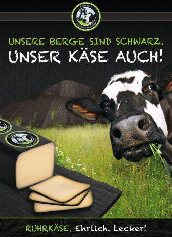 Schwarze Käsekunst: Die Ruhrkäse GmbH lanciert authentische Produkte aus dem Ruhrgebiet.