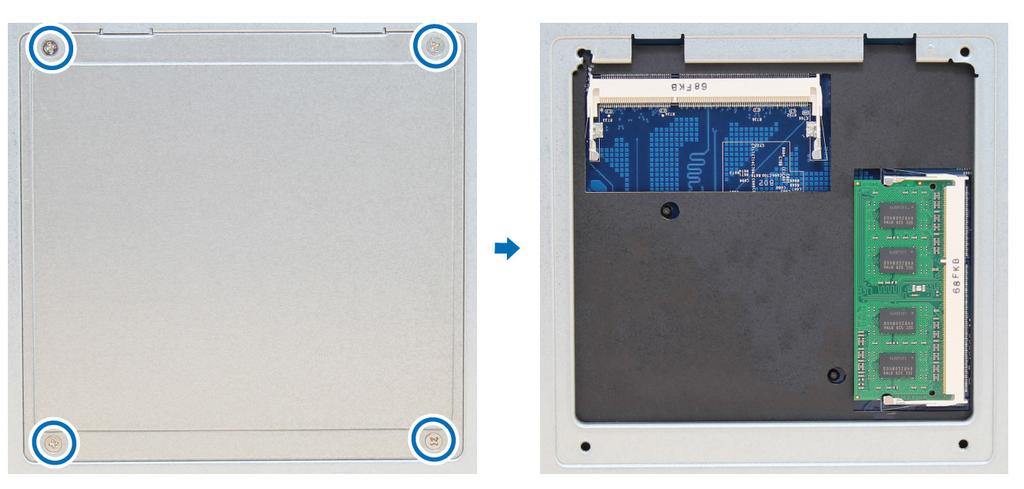 Hinzufügen eines RAM-Moduls zur DiskStation Das optionale Synology DDR3 RAM-Modul dient der Erweiterung des Arbeitsspeichers der DiskStation.