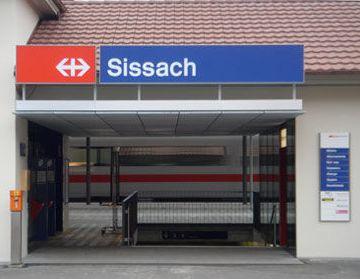 Umbau Ehemaliges Postgebäude Bahnhof Sissach Komfortlüftung für Aufnahmegebäude / SBB Schalter /