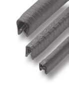 5-160 Kantenschutzprofile PVC Kantenschutzprofile kommen dort zur Anwendung, wo Blechkanten zu entschärfen bzw. zu verkleiden sind. Zusätzliche Blechbearbeitungen können vermieden werden.