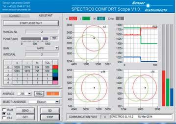 SPECTRO3-SL-Scope Software SPECTRO3-COMFORT-Scope