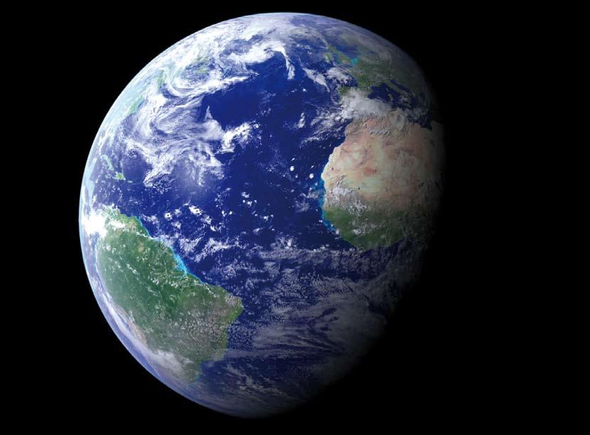 Reportage Der blaue Planet muss im Gleichgewicht bleiben. Finsternis umgibt die Astronauten im All, bis vor ihnen ein faszinierender blauer Planet auftaucht: die Erde.