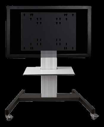 stroke Frame for all 42" 100" displays Maximum load bearing > 150 kg Centre display in lowest